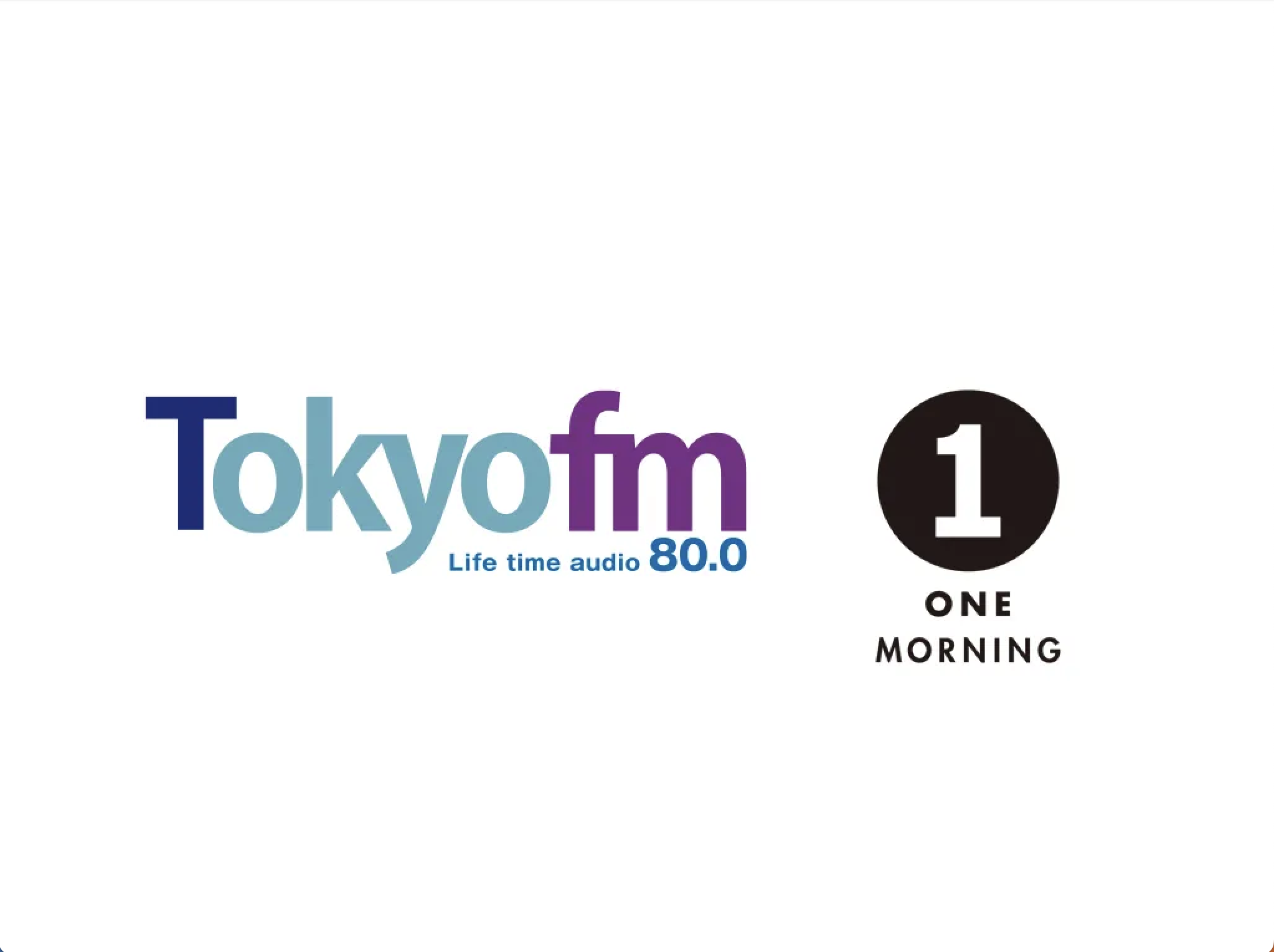 TOKYO FMのラジオ番組『ONE MORNING』に出演しました！